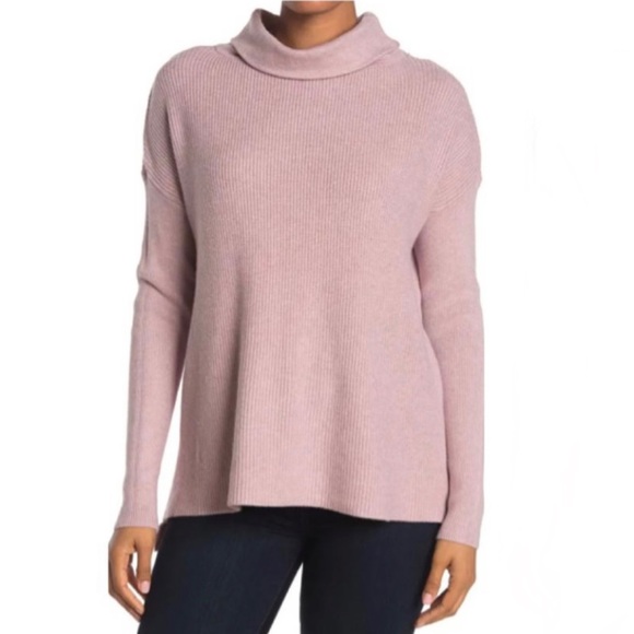 Devotion By Cyrus Cowl Neck Ribbed Tunic Sweater - Picture 1 of 8